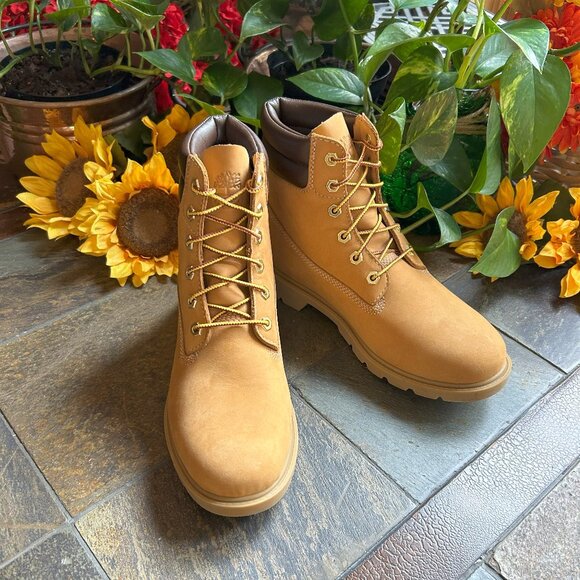 Timberland Classic 6-Inch Premium Suede Waterproof Boots (New) - Picture 3 of 12